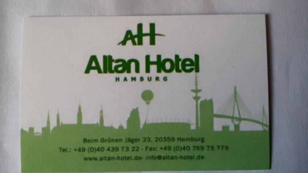 Altan Hotel Hamburg Zewnętrze zdjęcie